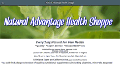Desktop Screenshot of naturaladvantagehealthshoppe.com